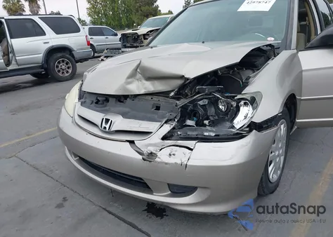 2005 Honda Civic Lx z USA, uszkodzony, nr VIN 2HGES16635H605877